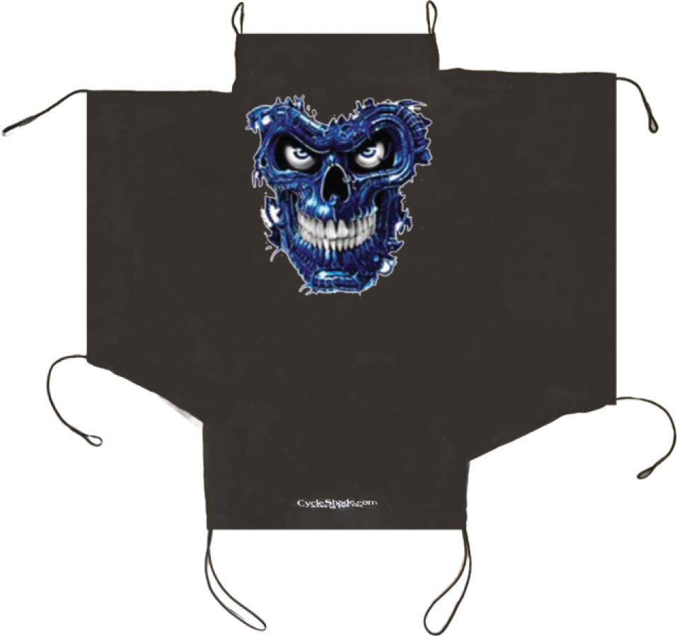 Cycle Shade - GoldWing/Tri Glide - Blue Skull