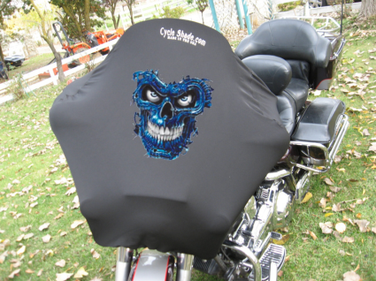 Gauge Cover: Full Face (FFGC) - Blue Skull