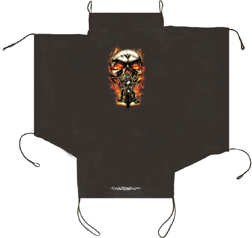 Cycle Shade - GoldWing/Tri Glide - Biker Skull