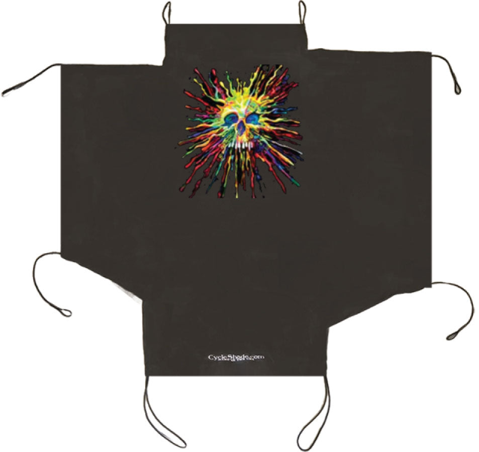 Cycle Shade - GoldWing/Tri Glide - Splatter Skull