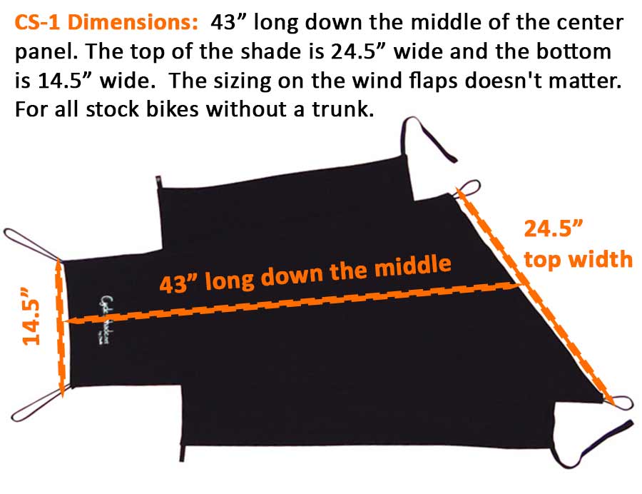 CS-1 For Bikes without a Trunk - American Pride